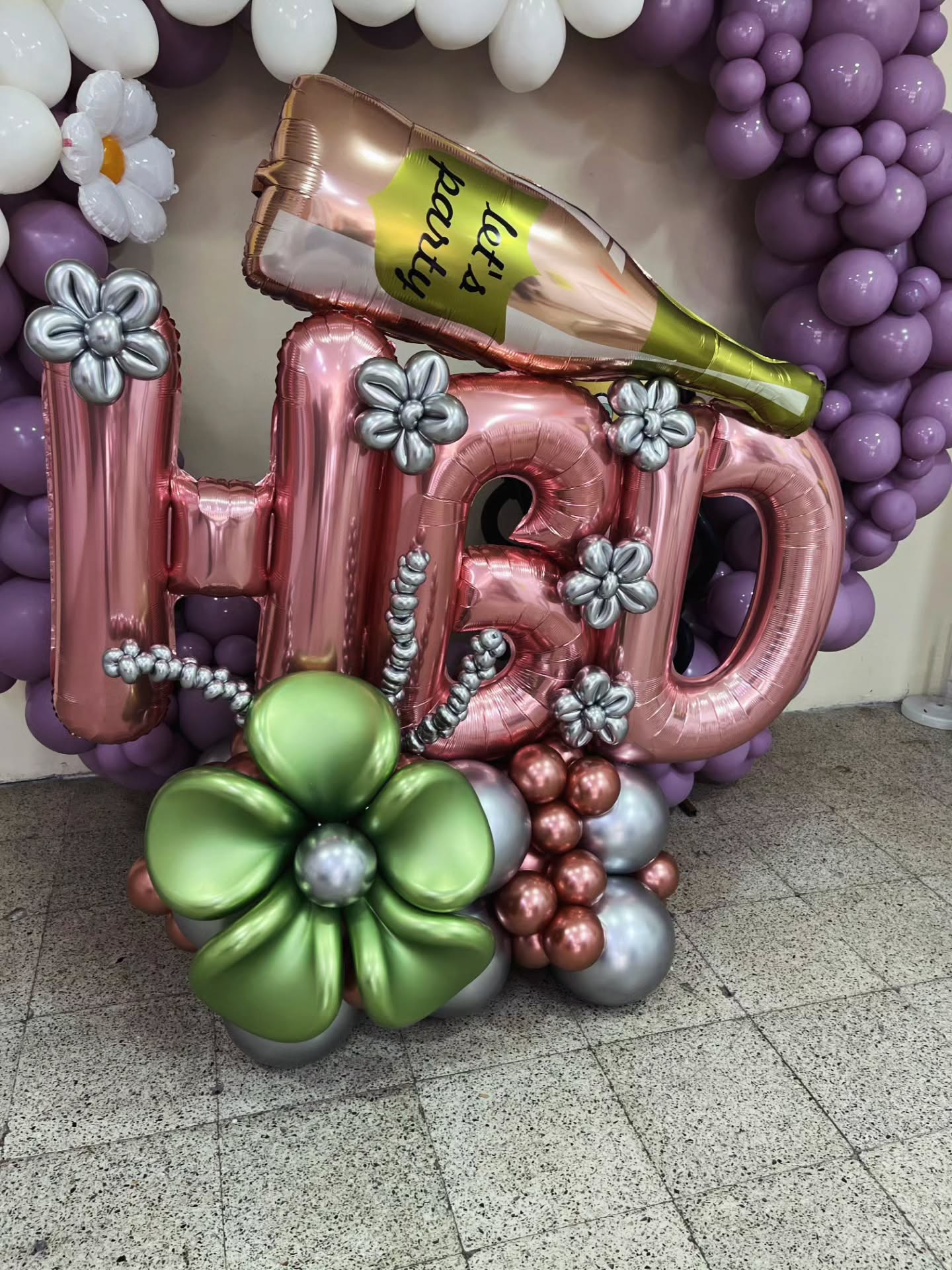 Custom Name Birthday Bouquet